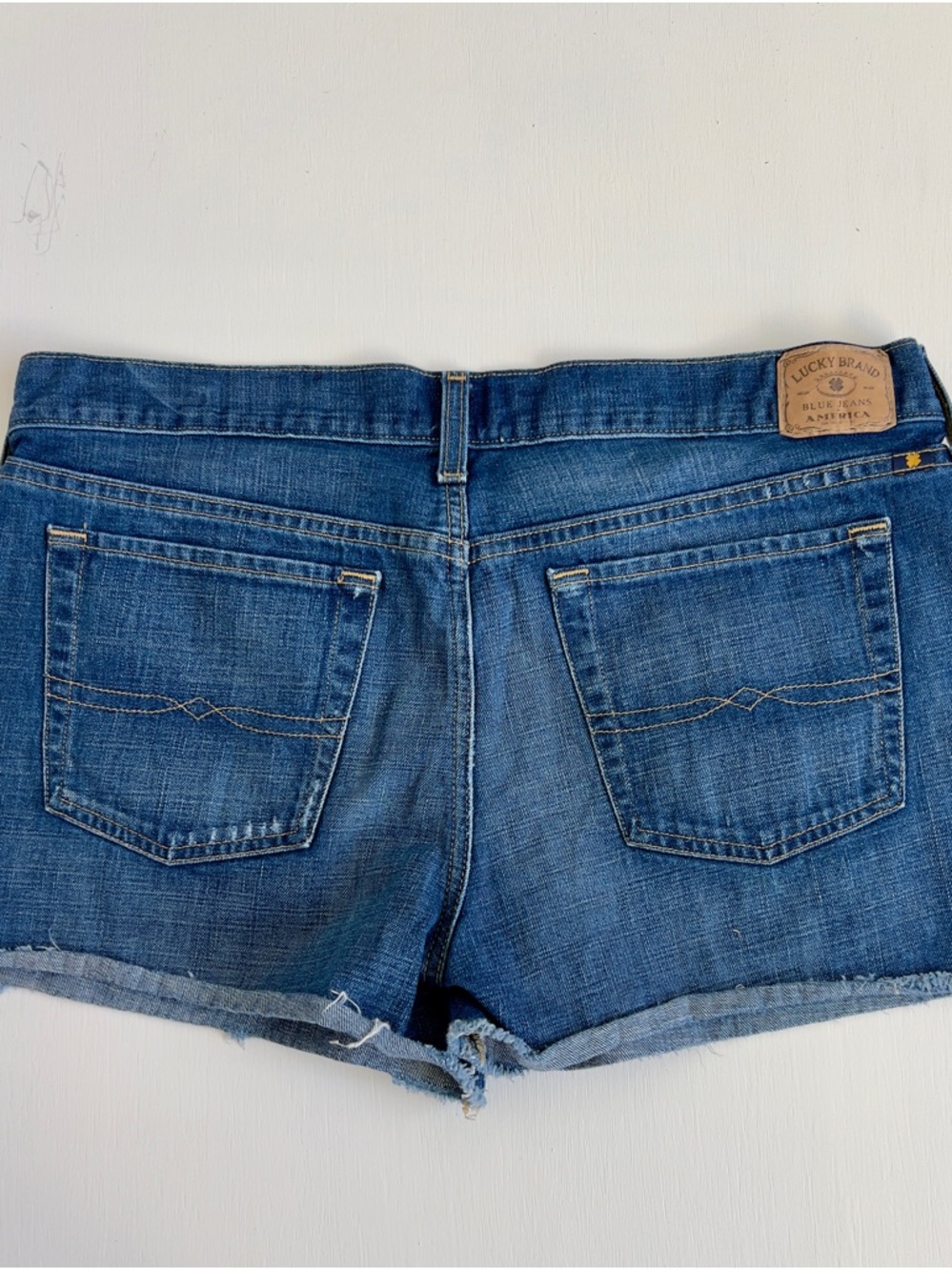 Lucky Brand Light Blue Denim Cutoff Shorts - Picture 4 of 6
